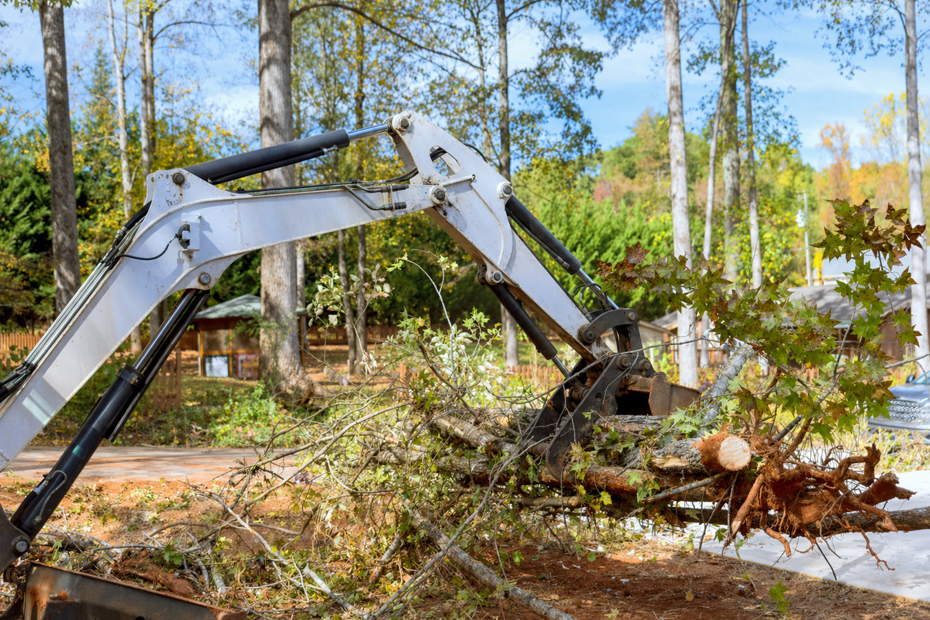Land clearing in Perris, CA