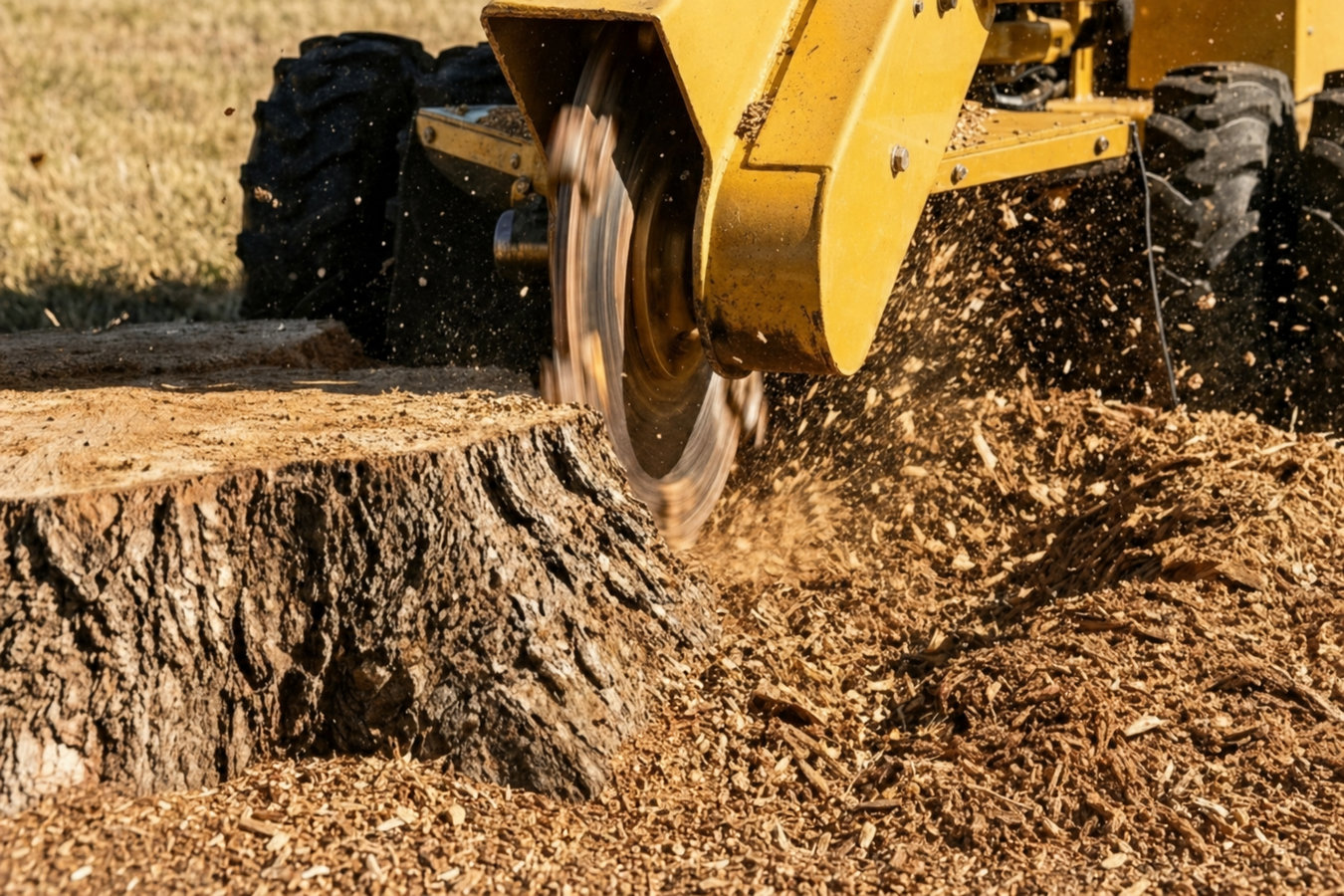 Stump grinding in Perris, CA